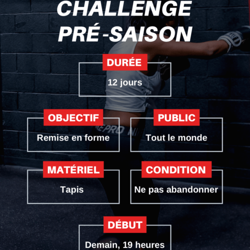 Challenge Pré-Saison
